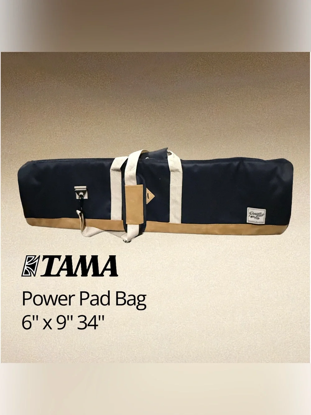 Power Pad Bag – Black and Tan Travel Carry Case